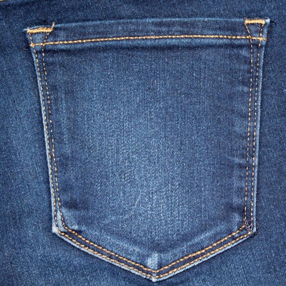 Women's Pull On Skinny Jeans / Jeggings  NINE WEST Dark Wash with Whiskering - Picture 7 of 10